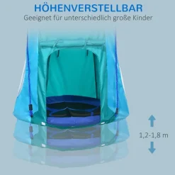 Outsunny Schaukel blau B/H/L: ca. 100x100x150 cm