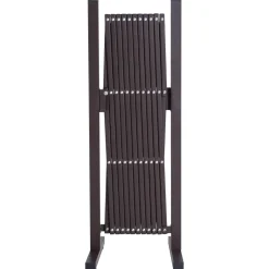Outsunny Scherengitter dunkelbraun Aluminium B/H/L: ca. 31x103,5x300 cm