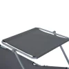 Outsunny Sonnenliege grau Metall B/H/L: ca. 58x36x187 cm