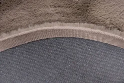Padiro Hochflorteppich Rabbit Light 525 taupe D: ca. 160 cm