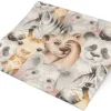 Papiertapete Zootiere bunt B/L: ca. 53x1005 cm