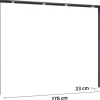 Passepartoutrahmen Kulmbach grau B/H/T: ca. 278x213x64 cm