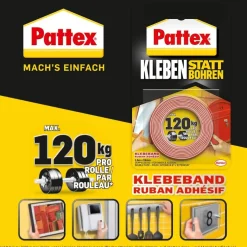 Pattex Klebeband Kleben statt Bohren L: ca. 150 cm