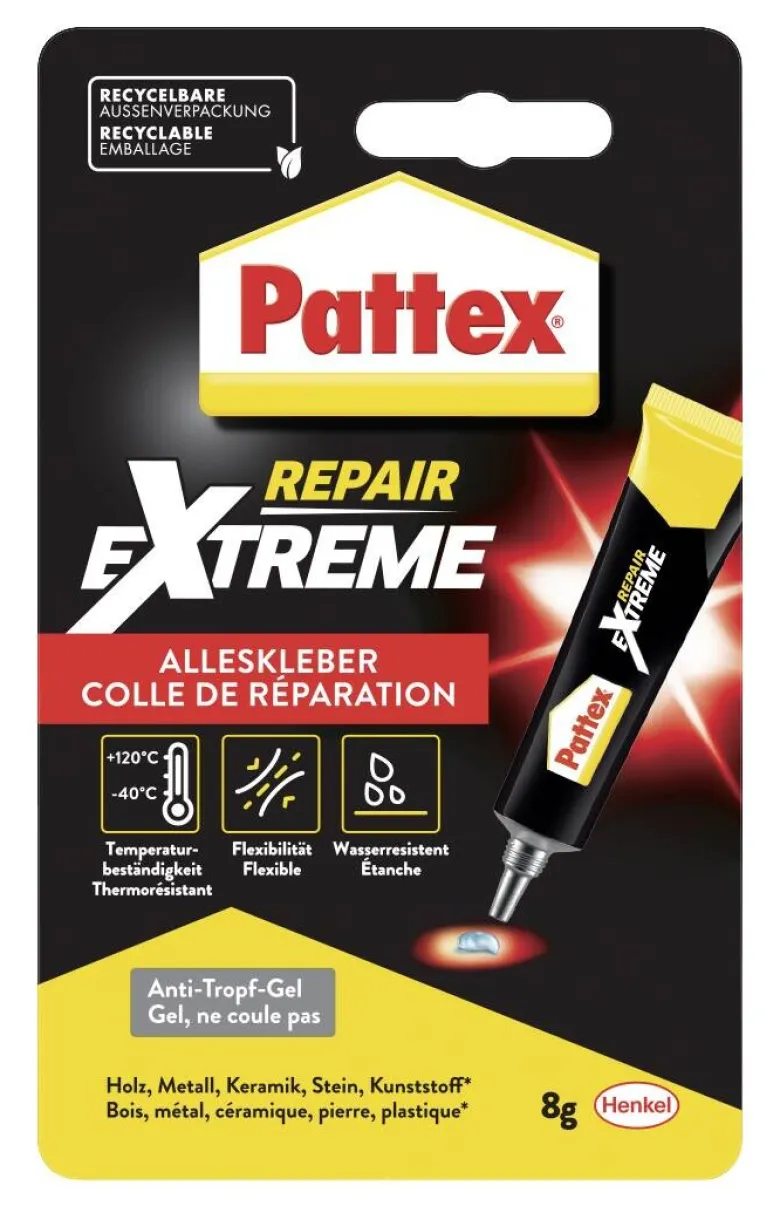 Pattex Kraftkleber Repair-Extreme-Gel ca. 8 g