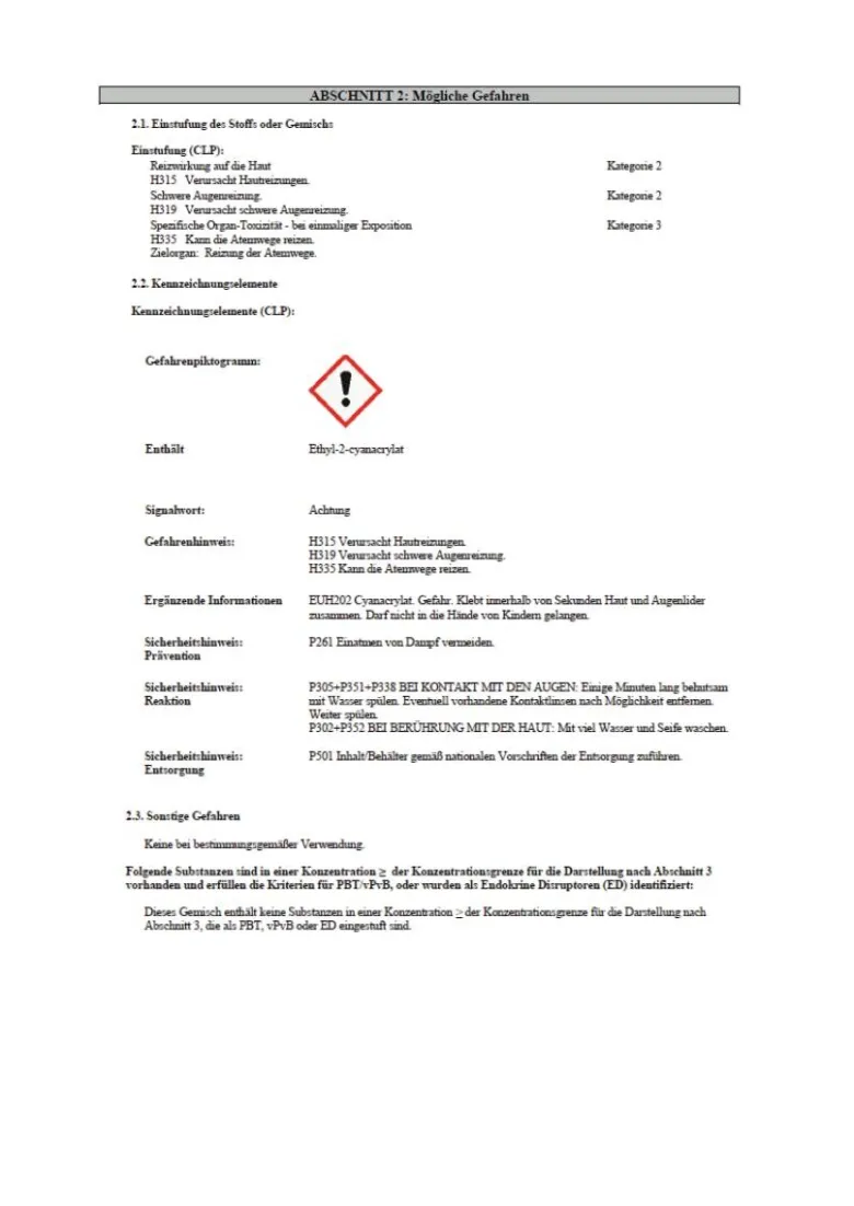 Pattex Sekundenkleber ca. 5 g 2 tlg.