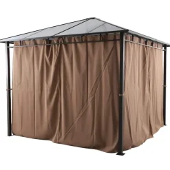 Pavillon Xenia grau Stahl B/H/L: ca. 300x270x300 cm
