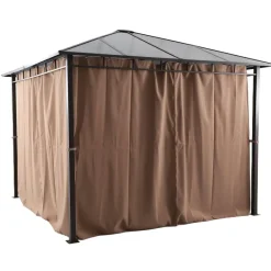 Pavillon Xenia grau Stahl B/H/L: ca. 300x270x300 cm