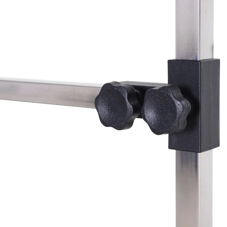 PawHut Hundetrimmtisch schwarz Gummi B/H/L: ca. 60x170x107 cm
