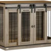 PawHut Hunde-Zubehör Eiche Polypropylen B/H/L: ca. 60x120x88,5 cm