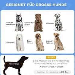 PawHut Hunde-Zubehör schwarz Polyester B/H/L: ca. 76x92x90 cm