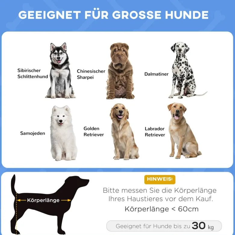 PawHut Hunde-Zubehör schwarz Polyester B/H/L: ca. 76x92x90 cm