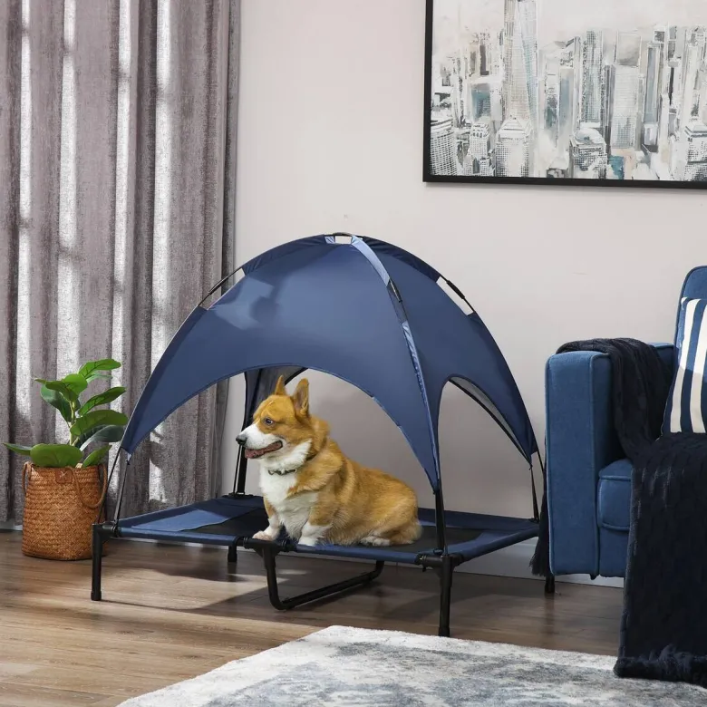 PawHut Hunde-Zubehör schwarz Polyester B/H/L: ca. 76x92x90 cm