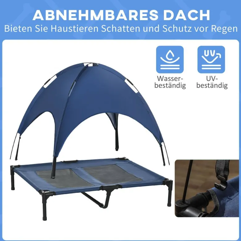 PawHut Hunde-Zubehör schwarz Polyester B/H/L: ca. 76x92x90 cm