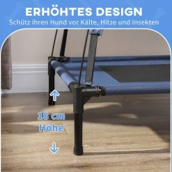 PawHut Hunde-Zubehör schwarz Polyester B/H/L: ca. 76x92x90 cm