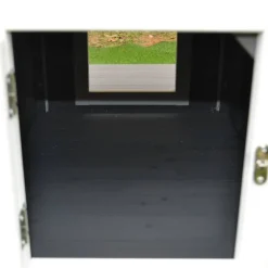 PawHut Katzenhaus grau Holz B/H/L: ca. 67x75x115 cm