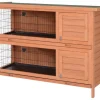 PawHut Kleintierstall orange Holz B/H/L: ca. 50x93x136,4 cm
