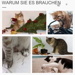 PawHut Kratzbaum beige Polypropylen B/H/L: ca. 40x48x100 cm