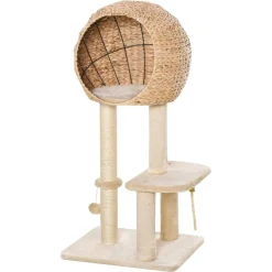 PawHut Kratzbaum beige Polypropylen B/H/L: ca. 40x48x100 cm