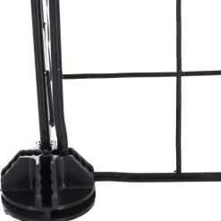 PawHut Laufgitter schwarz Metall B/H/L: ca. 73x73x146 cm