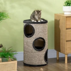 PawHut Tier-Zubehör grau Polypropylen B/H/L: ca. 38x38x70 cm