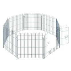 PawHut Tier-Zubehör silber Polypropylen H/L: ca. 63x60 cm