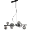 Pendelleuchte Alexandra schwarz Metall B/H/T: ca. 86x120x31,5 cm G9 9 Brennstellen