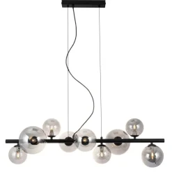 Pendelleuchte Alexandra schwarz Metall B/H/T: ca. 86x120x31,5 cm G9 9 Brennstellen