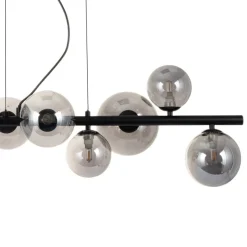 Pendelleuchte Alexandra schwarz Metall B/H/T: ca. 86x120x31,5 cm G9 9 Brennstellen