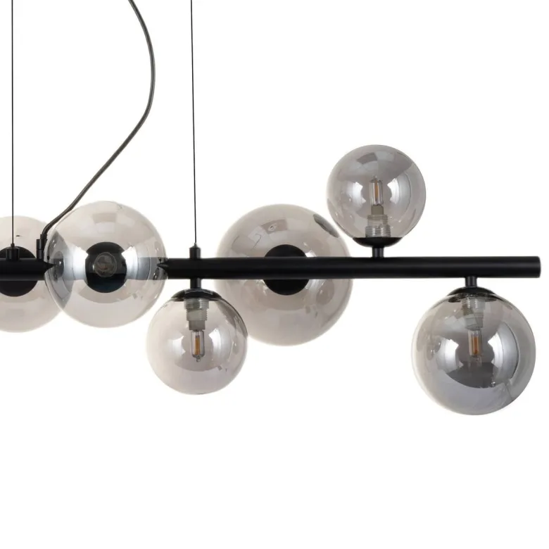 Pendelleuchte Alexandra schwarz Metall B/H/T: ca. 86x120x31,5 cm G9 9 Brennstellen