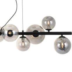 Pendelleuchte Alexandra schwarz Metall B/H/T: ca. 86x120x31,5 cm G9 9 Brennstellen