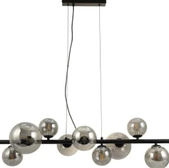 Pendelleuchte Alexandra schwarz Metall B/H/T: ca. 86x120x31,5 cm G9 9 Brennstellen
