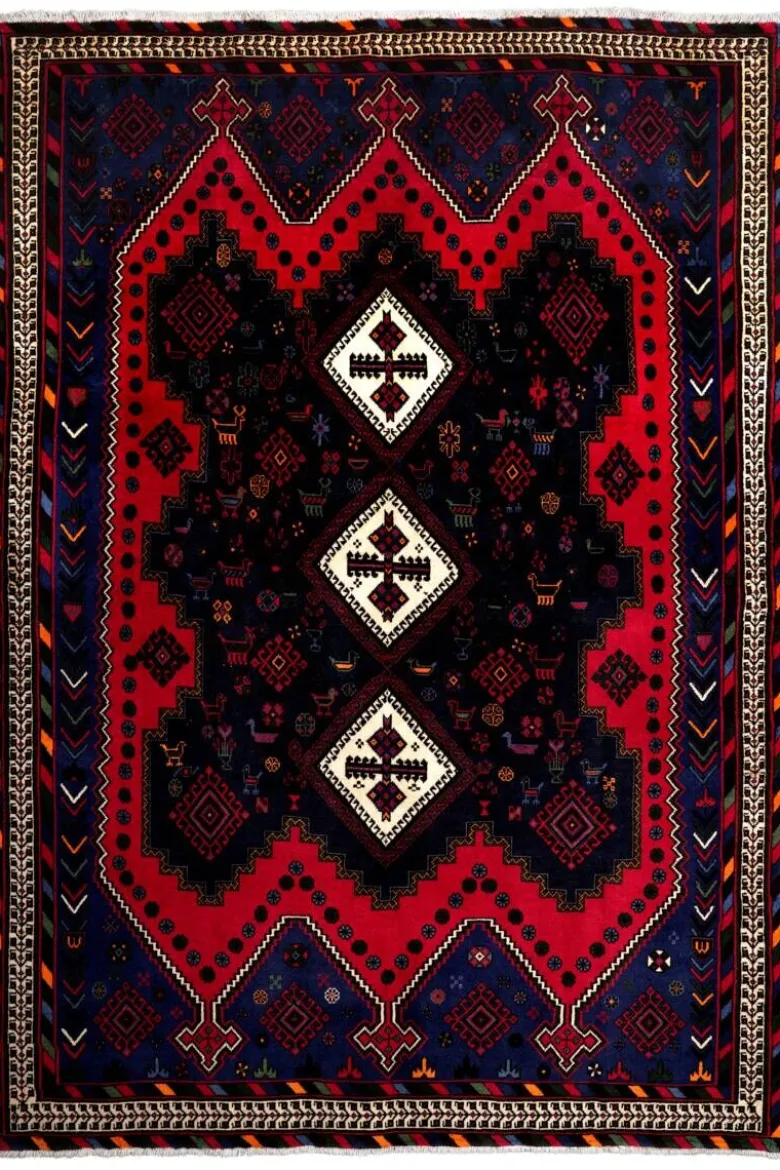 PersaTepp Teppich Afshar beige B/H/L: ca. 162x1x233 cm