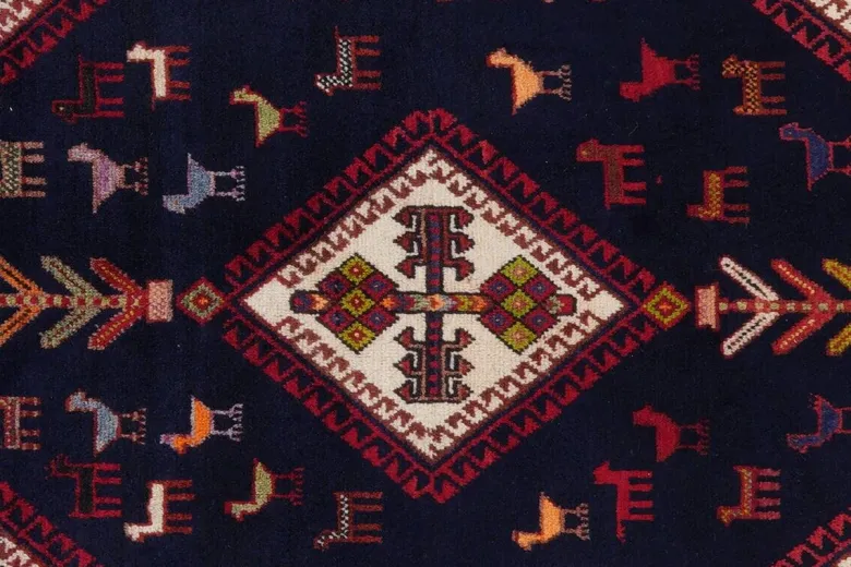 PersaTepp Teppich Afshar blau B/H/L: ca. 172x1x223 cm