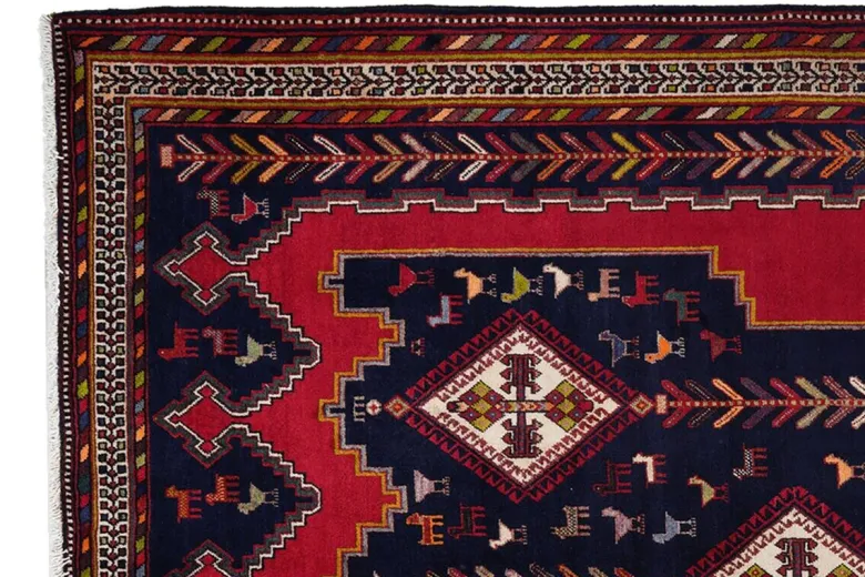 PersaTepp Teppich Afshar blau B/H/L: ca. 172x1x223 cm