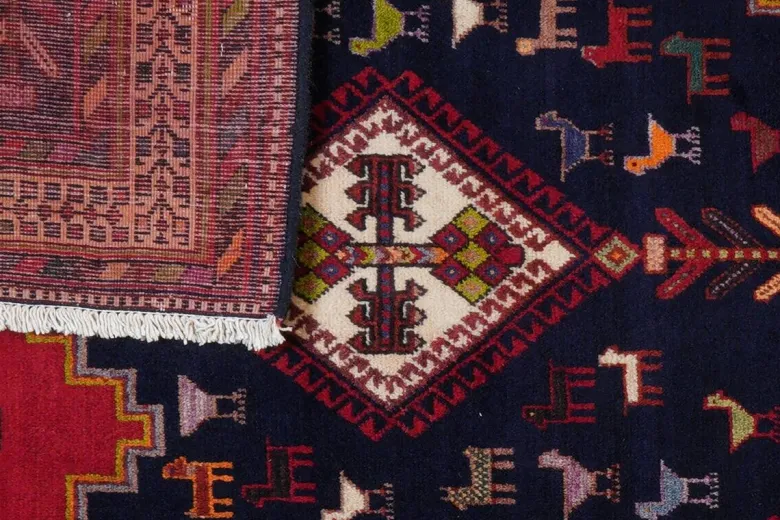 PersaTepp Teppich Afshar blau B/H/L: ca. 172x1x223 cm