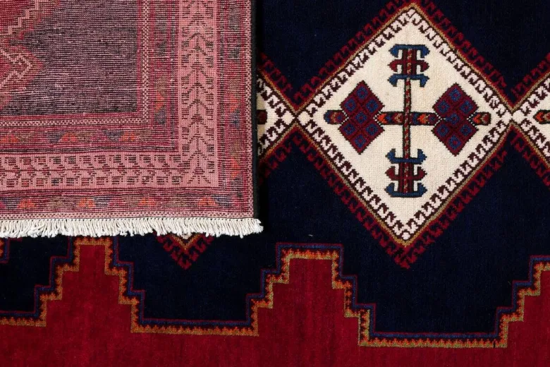 PersaTepp Teppich Afshar blau B/H/L: ca. 159x1x233 cm