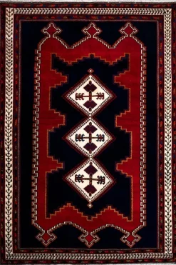 PersaTepp Teppich Afshar blau B/H/L: ca. 159x1x233 cm