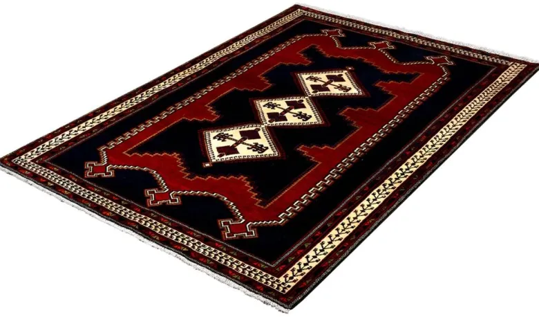 PersaTepp Teppich Afshar blau B/H/L: ca. 159x1x233 cm