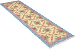 PersaTepp Teppich Kelim Gashgai blau B/H/L: ca. 60x1x198 cm