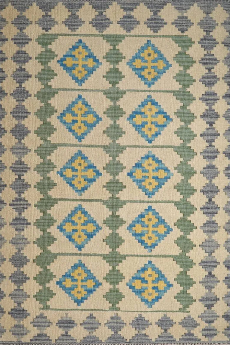 PersaTepp Teppich Kelim Gashgai blau B/H/L: ca. 117x1x172 cm