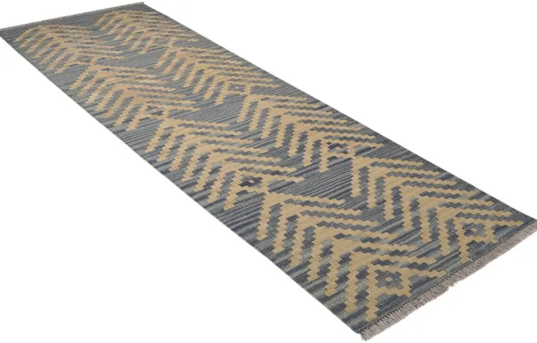 PersaTepp Teppich Kelim Gashgai grau B/H/L: ca. 61x1x209 cm