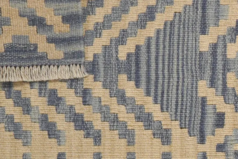 PersaTepp Teppich Kelim Gashgai grau B/H/L: ca. 61x1x209 cm