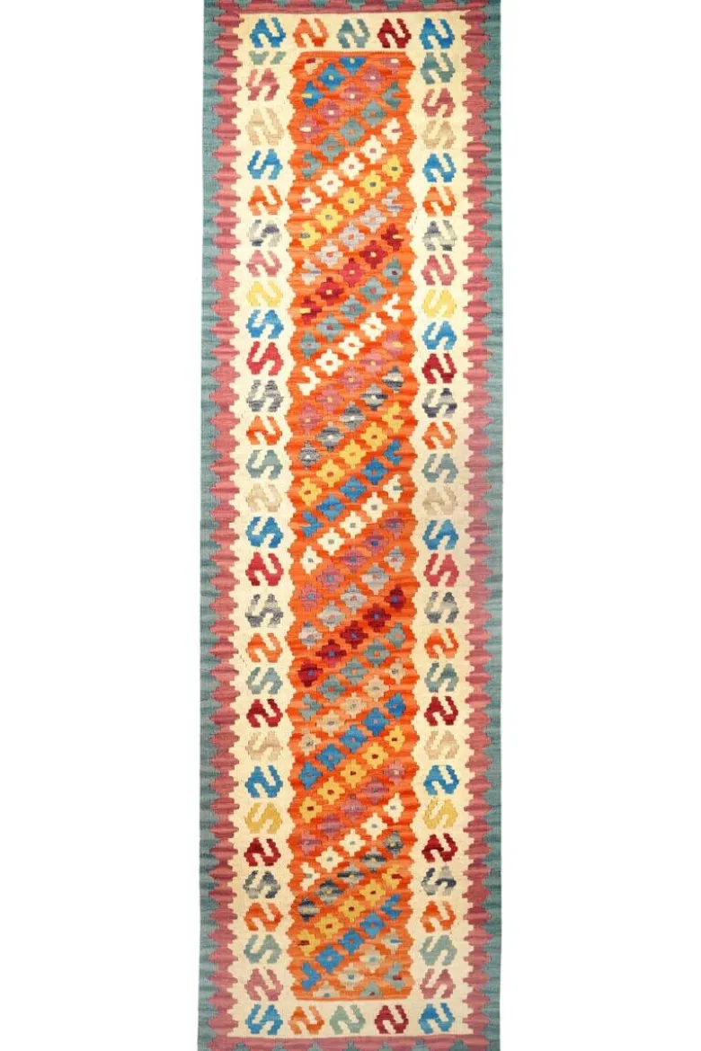 PersaTepp Teppich Kelim Gashgai beige B/H/L: ca. 79x1x289 cm