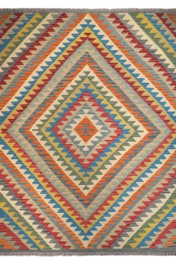 PersaTepp Teppich Kelim Gashgai bunt B/H/L: ca. 176x1x241 cm
