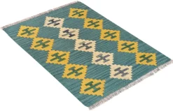 PersaTepp Teppich Kelim Gashgai blau B/H/L: ca. 63x1x88 cm