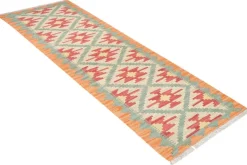 PersaTepp Teppich Kelim Gashgai grün B/H/L: ca. 63x1x201 cm