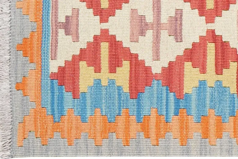 PersaTepp Teppich Kelim Gashgai bunt B/H/L: ca. 59x1x189 cm