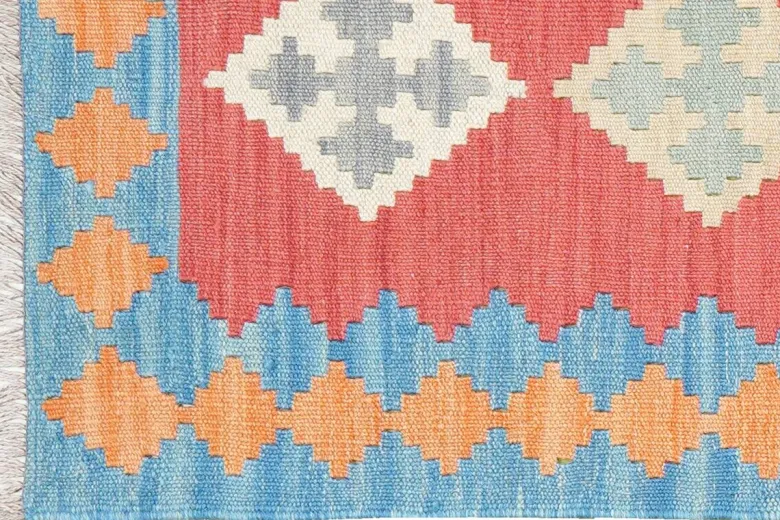 PersaTepp Teppich Kelim Gashgai rot B/H/L: ca. 60x1x189 cm