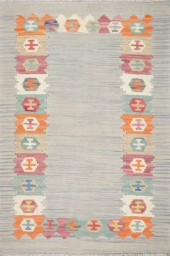 PersaTepp Teppich Kelim Gashgai bunt B/H/L: ca. 100x1x147 cm