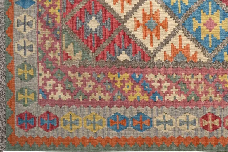 PersaTepp Teppich Kelim Gashgai grau B/H/L: ca. 173x1x245 cm